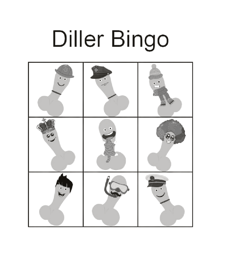 Diller Bingo - gør det selv - kr. 195,-